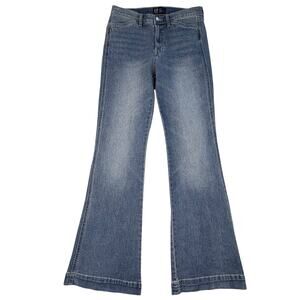 Gap High Rise Flare Jeans Women's 8/29R Blue Denim
